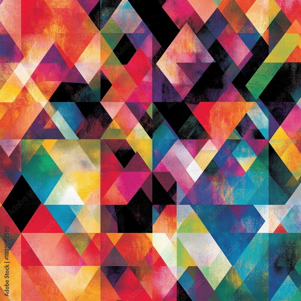vibrant and colorful background featuring an array of geometric patterns vibrant and colorful background featuring an array of geometric patterns