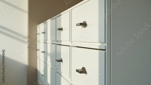 Sunlit White Chest of Drawers