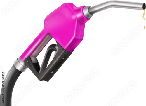 Realistic gas gun. Fuel station pump equipment
