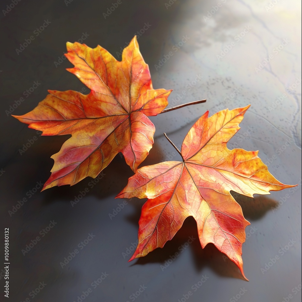 Fototapeta premium Autumn leaves.
