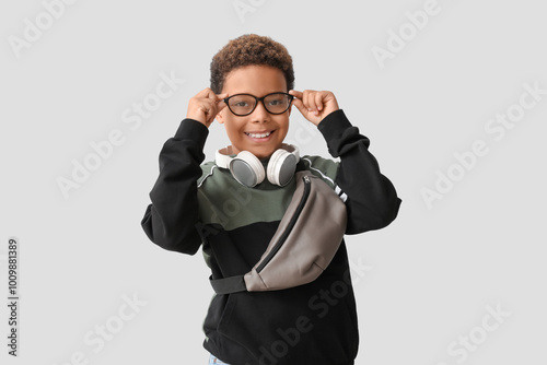 Little African-American boy...