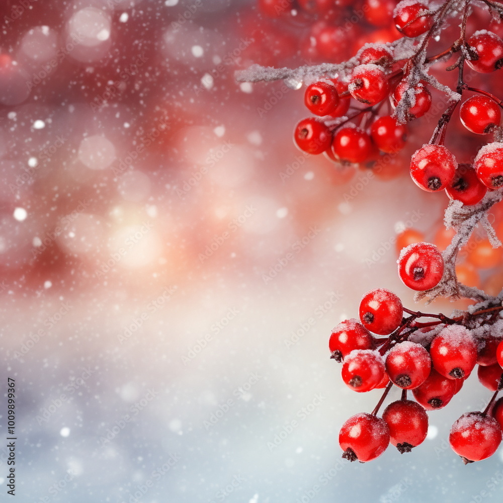 Winter wallpaper wallpapers background backgrounds with branch, berries, ice, frost and lots of snow and bokeh Winter wallpaper wallpapers background backgrounds with branch, berries, ice, frost and lots of snow and bokeh