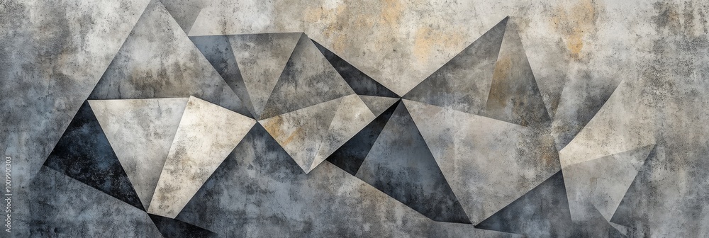 background featuring grey neutral tones with geometric triangles and a grainy texture background featuring grey neutral tones with geometric triangles and a grainy texture
