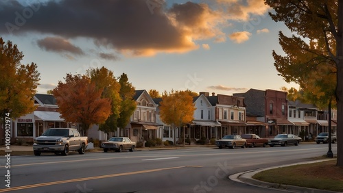 fall in the city