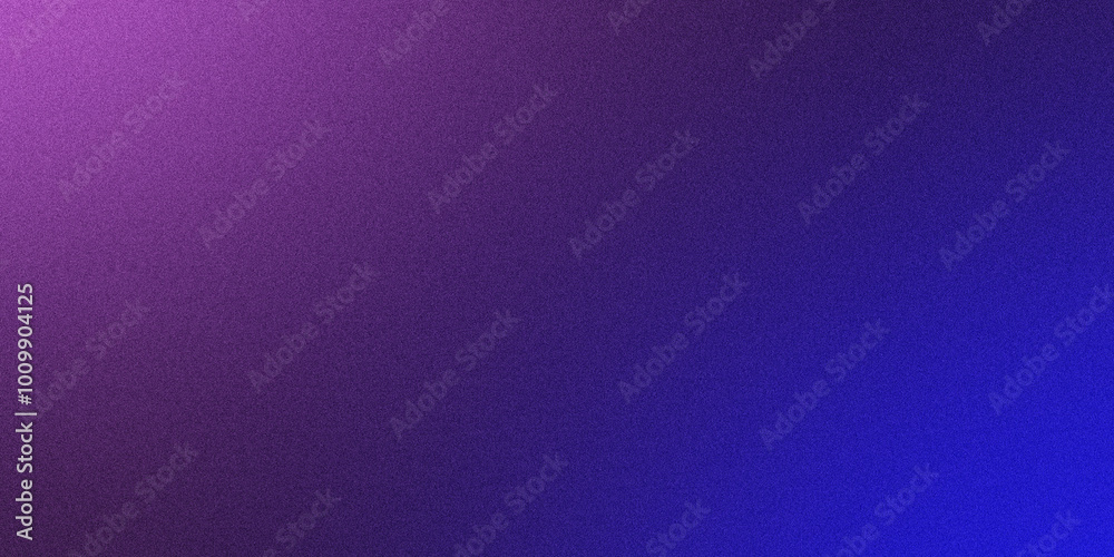 Grainy gradient background of purple, blue and pink colors. Noise texture. abstract purple blue pink gradient. background design. colorful background with space for design
