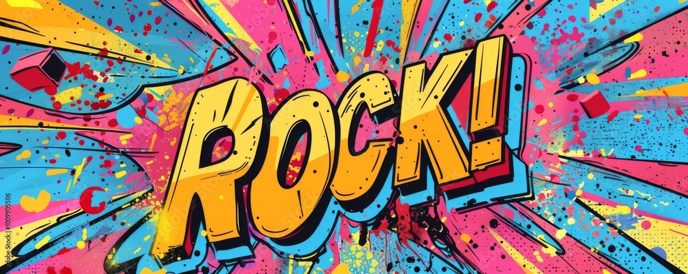 Abstract pop art background featuring Abstract pop art background featuring