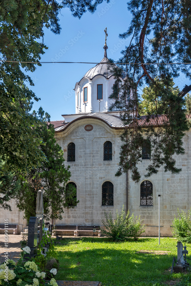Fototapeta premium Panorama of historical town of Elena, Bulgaria