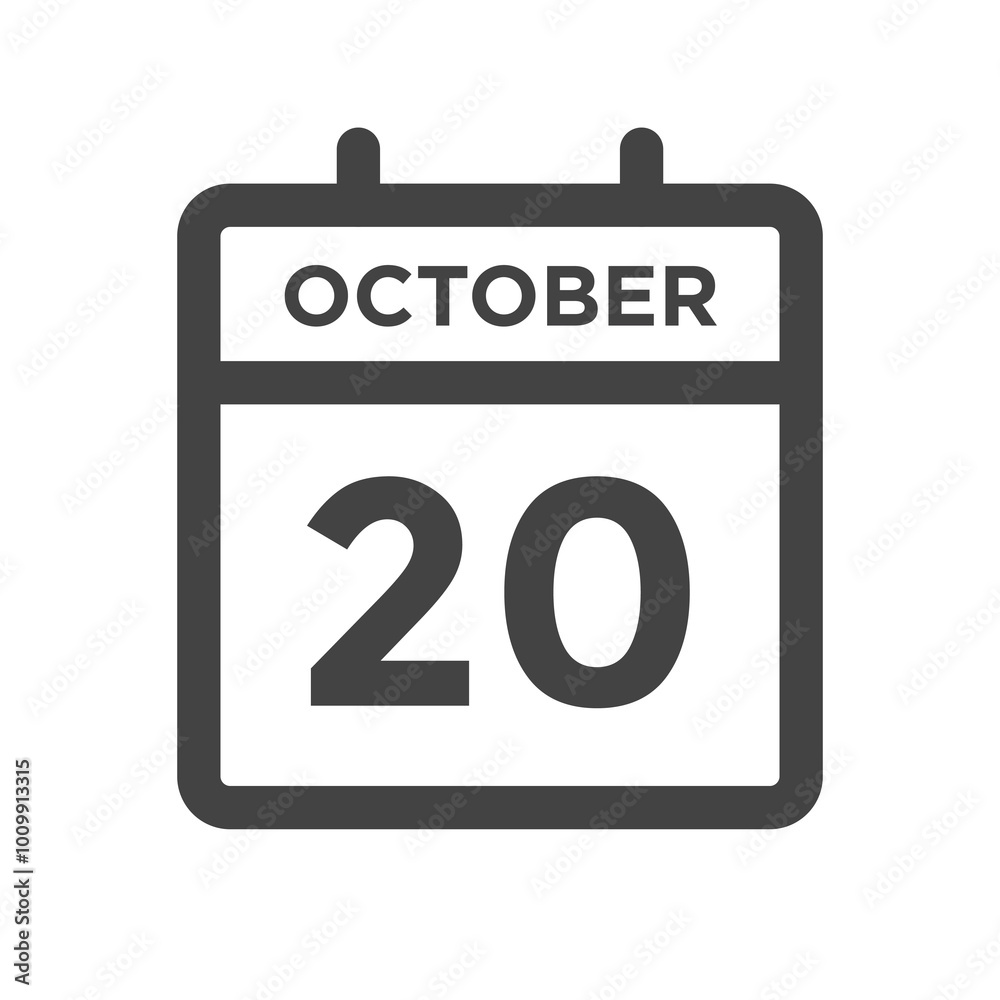 October 20 Calendar Day or Calender Date Deadline, Appointment October 20 Calendar Day or Calender Date Deadline, Appointment