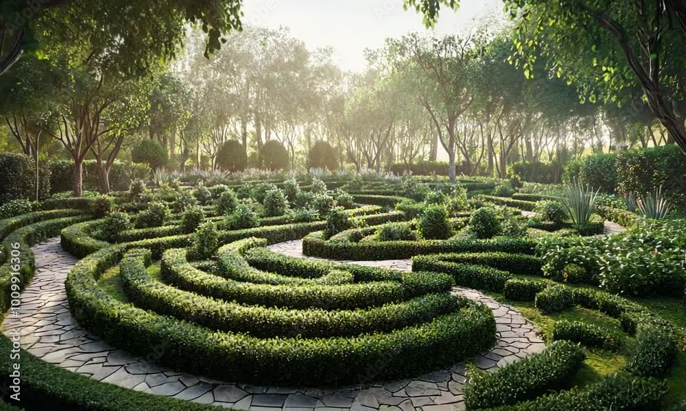 A Lush Garden Maze A Lush Garden Maze