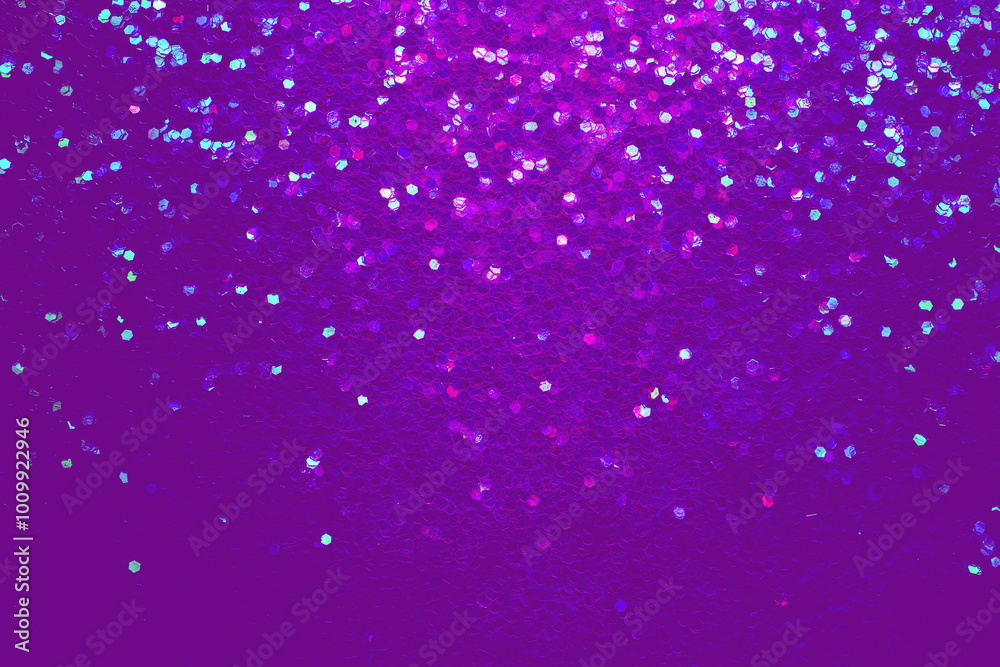 Shiny violet and blue glitter, top view. Halloween background Shiny violet and blue glitter, top view. Halloween background