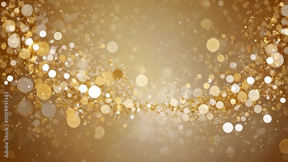 digital illustration design of a bokeh style and type abstract background composed of numerous out of focus golden light spots, creating a shimmering effect digital illustration design of a bokeh style and type abstract background composed of numerous out of focus golden light spots, creating a shimmering effect