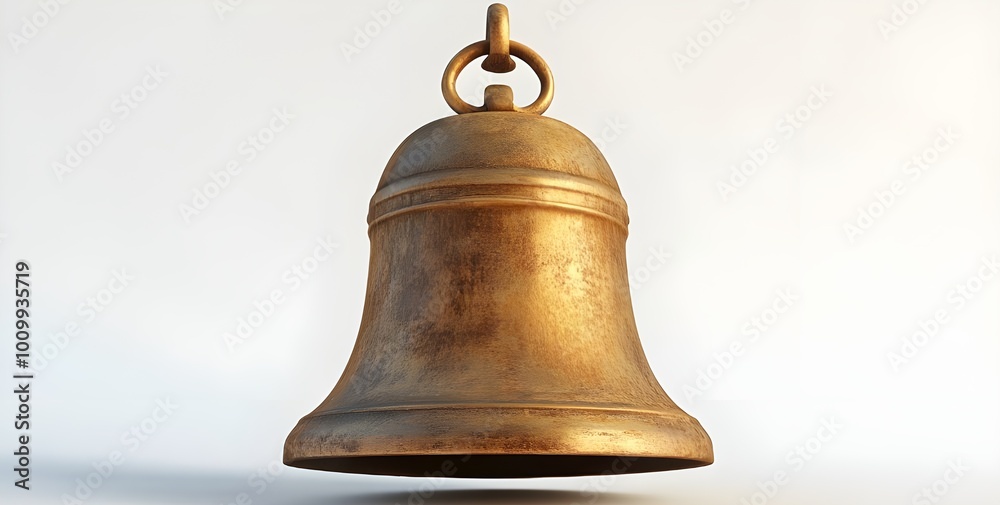 a gold bell on a white background
a gold bell on a white background