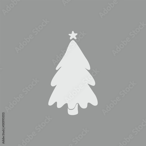 Christmas set. Christmas icons. Merry Christmas. Vector on a white background.