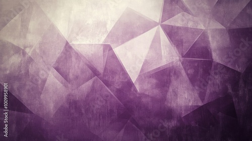 purple Tones Geometric Triangles Grainy Texture. background with Subtle Gradients and Muted Colors