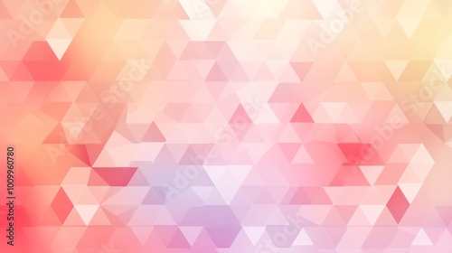 red pink green orange yellow and purple colorsTones Geometric Triangles Grainy Texture. background with Subtle Gradients and Muted Colors 