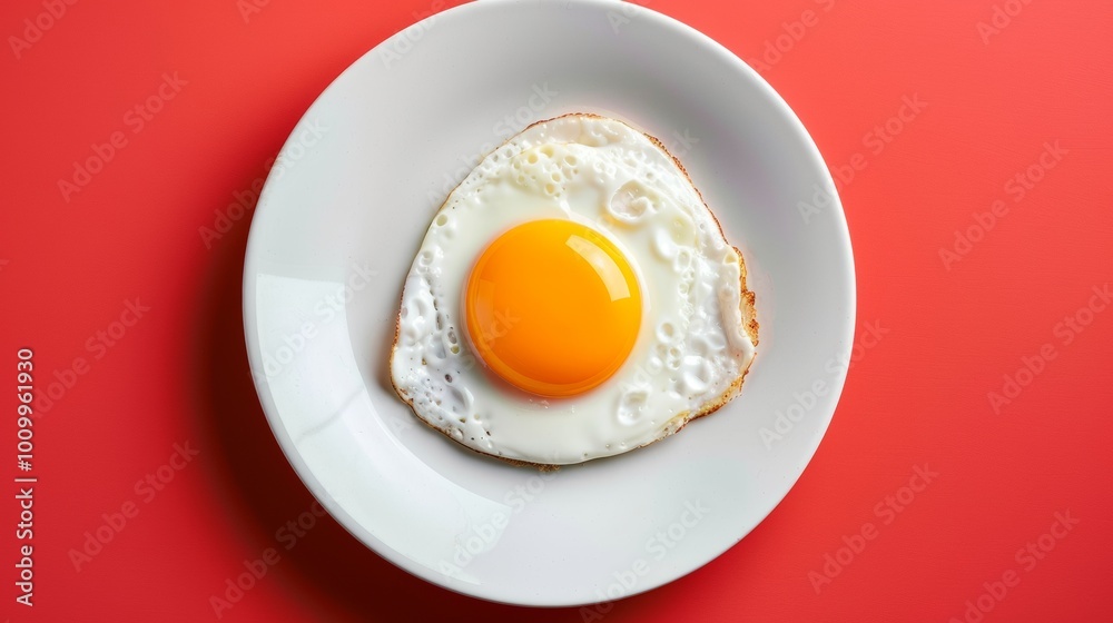 fried egg on a plate fried egg on a plate