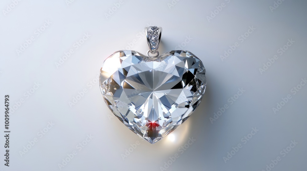 Sparkling Heart Diamond Pendant Sparkling Heart Diamond Pendant