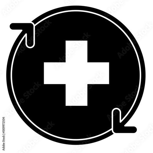 Regenerative medicine icon, Health care