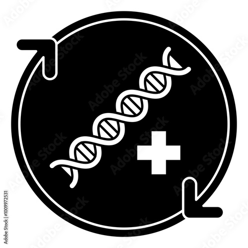Regenerative medicine icon, Health care