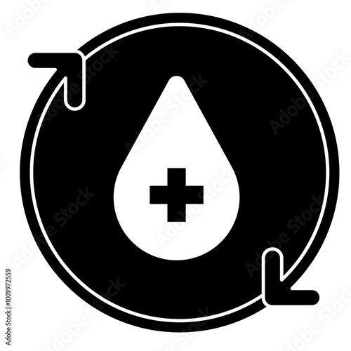Regenerative medicine icon, Health care