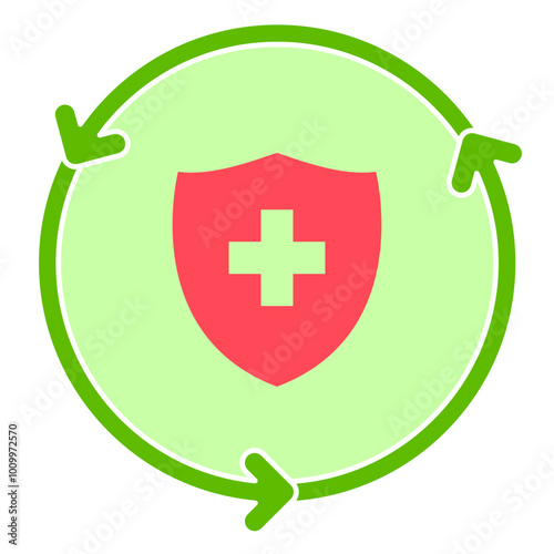 Regenerative medicine icon, Health care