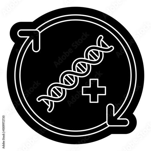 Regenerative medicine icon, Health care