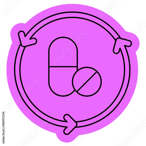 Regenerative medicine icon, Health care