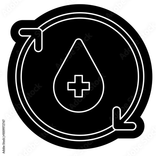 Regenerative medicine icon, Health care