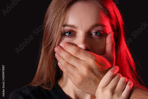 Man shutting crying woman's...