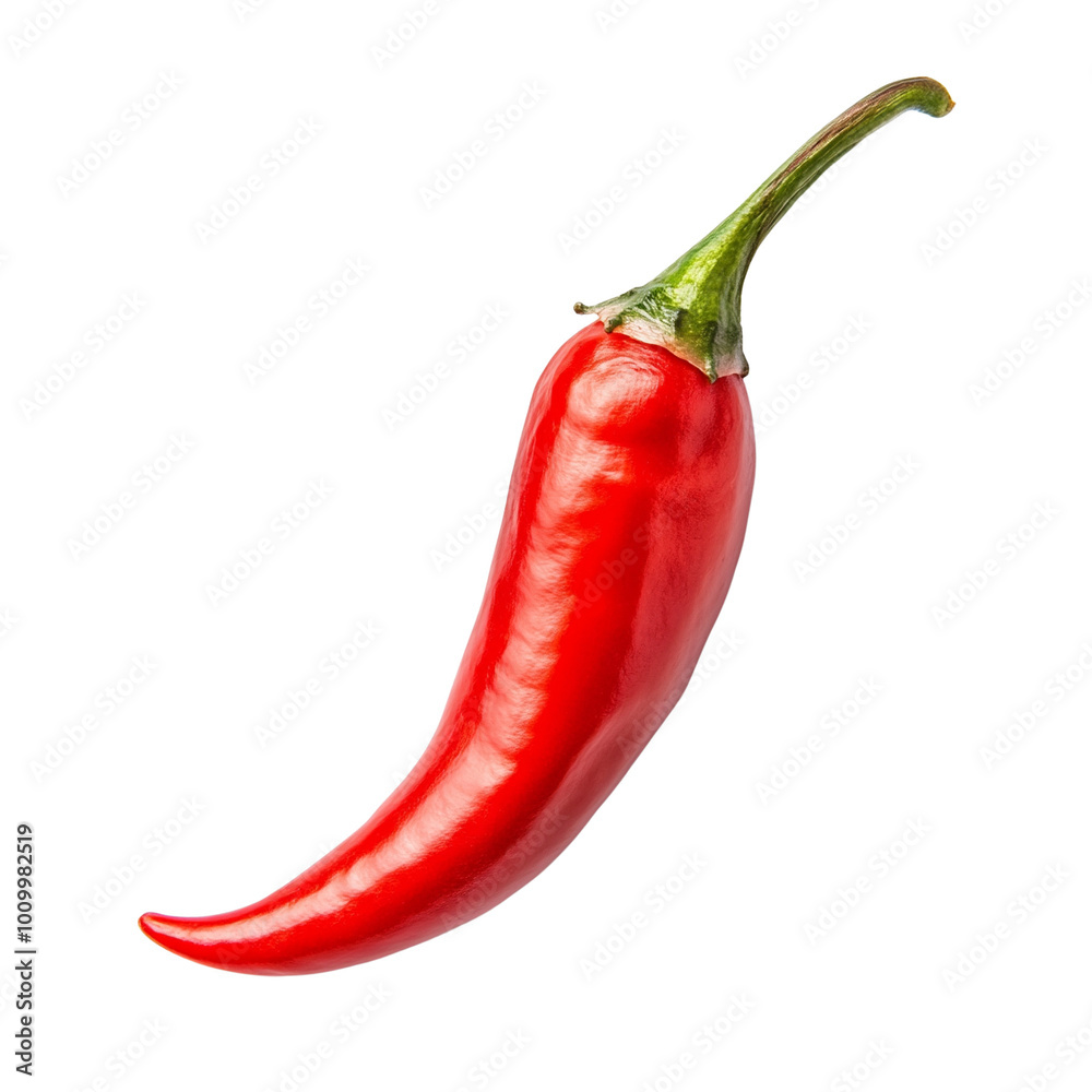 Red chili pepper on a white isolated background. Red chili pepper on a white isolated background.