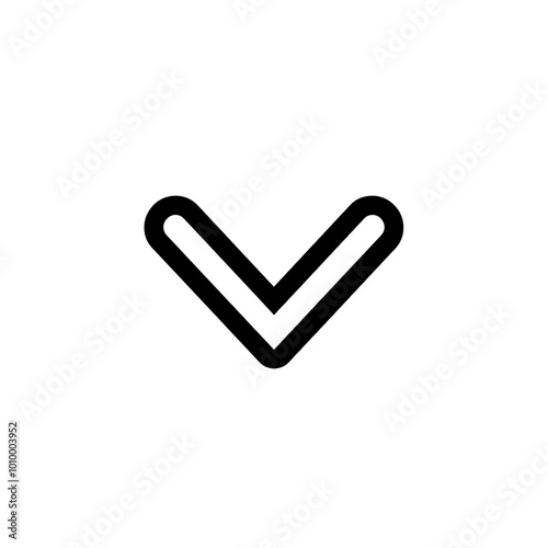 Checkmark Icon, Minimal Simple Logo