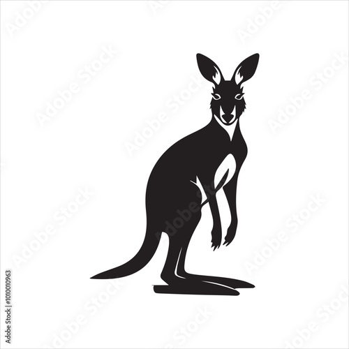 kangaroo illustration, animal, rabbit, cartoon, vector, illustration, bunny, kangaroo, donkey, mammal, hare, funny, easter, cute, art, silhouette, isolated, drawing, nature, white, character, farm, 