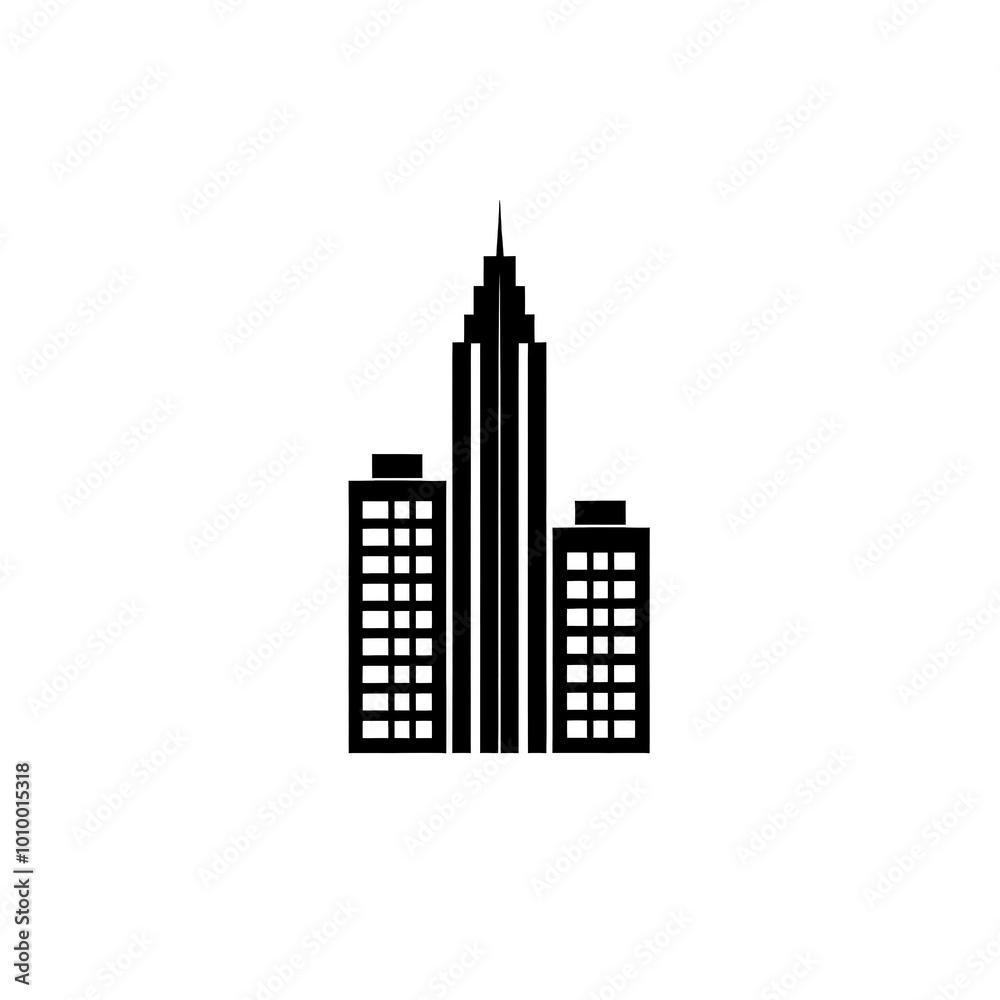 Building Icon, Minimal Simple Logo