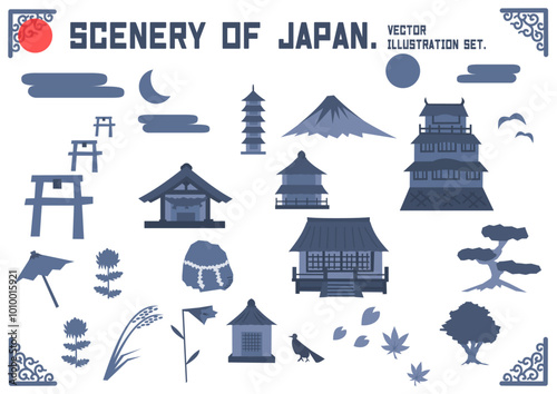 scenery of Japan  illustration-001