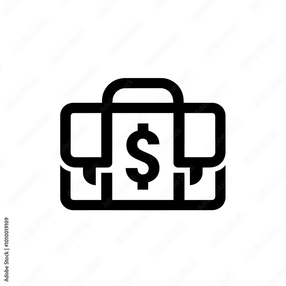 Briefcase Icon, Minimal Simple Logo Briefcase Icon, Minimal Simple Logo