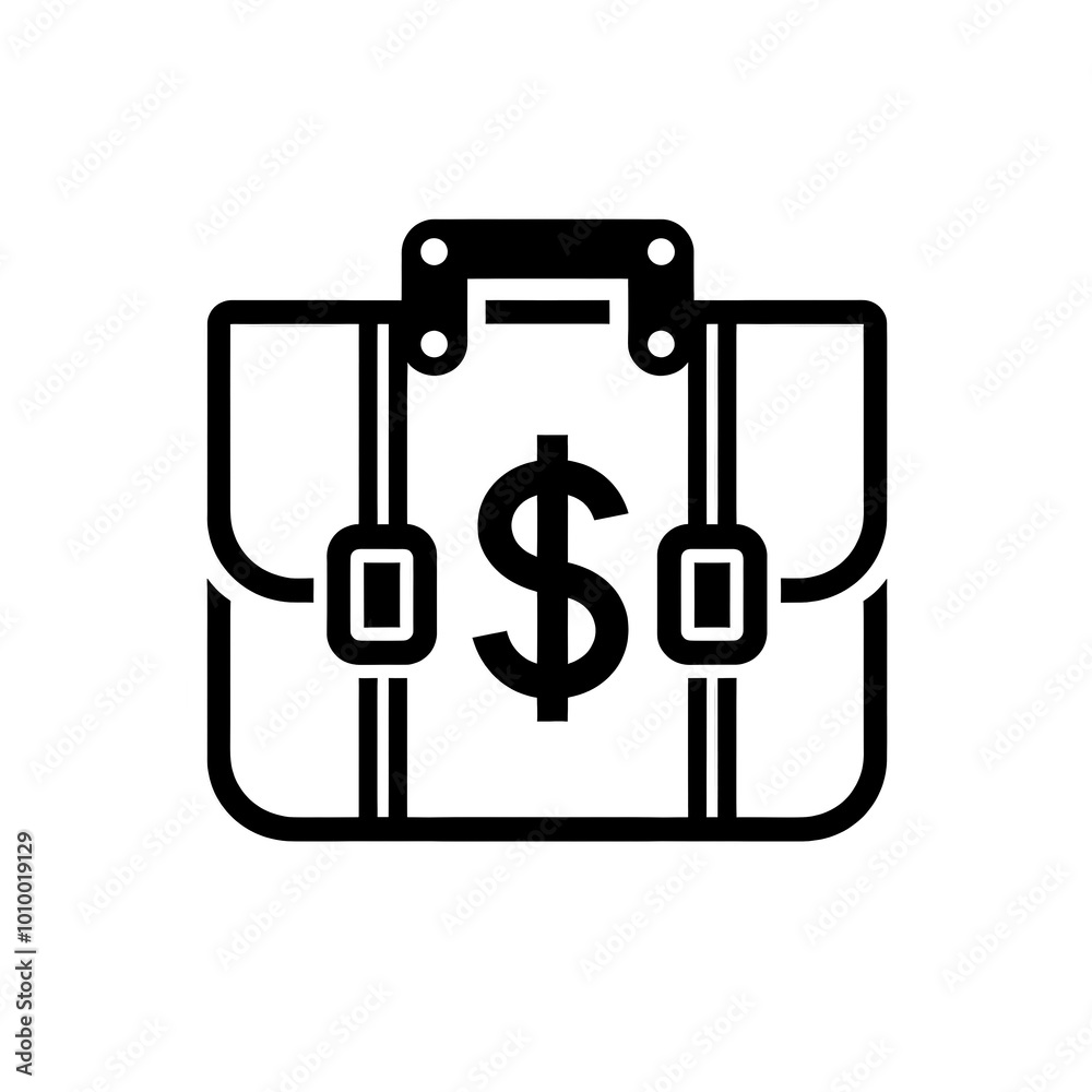 Briefcase Icon, Minimal Simple Logo Briefcase Icon, Minimal Simple Logo
