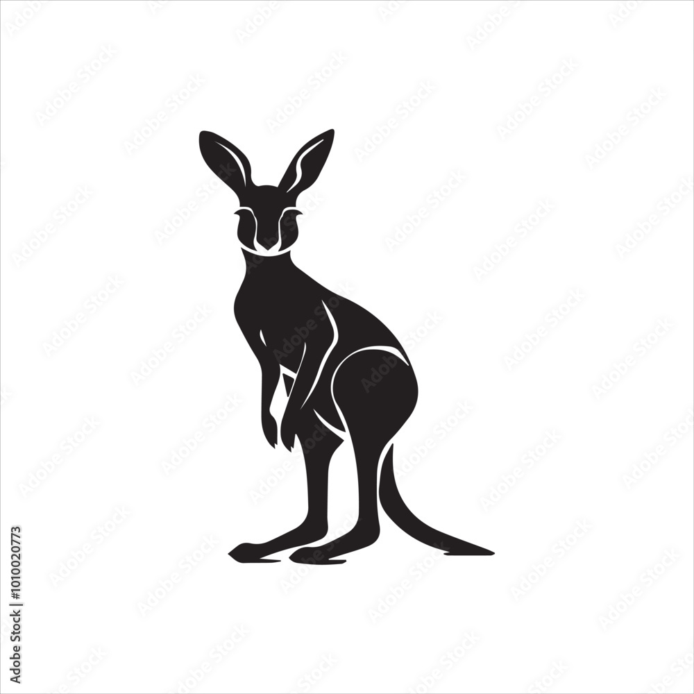 kangaroo illustration, animal, rabbit, cartoon, vector, illustration, bunny, kangaroo, donkey, mammal, hare, funny, easter, cute, art, silhouette, isolated, drawing, nature, white, character, farm, 