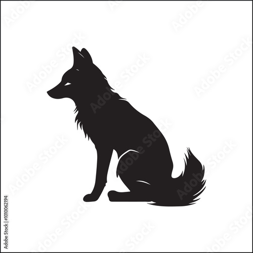 fox in the woods,animal, dog, cartoon, vector, illustration, fox, cat, pet, mammal, drawing, cute, wolf, wild, design, funny, nature, black, art, squirrel, wildlife, pets, animals