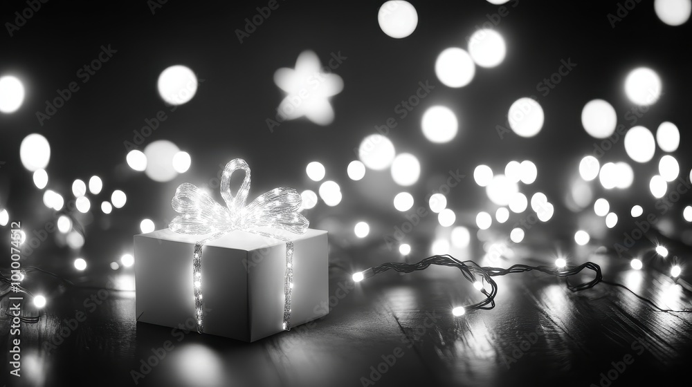Festive Glow: A Luminous Gift in the Night Festive Glow: A Luminous Gift in the Night