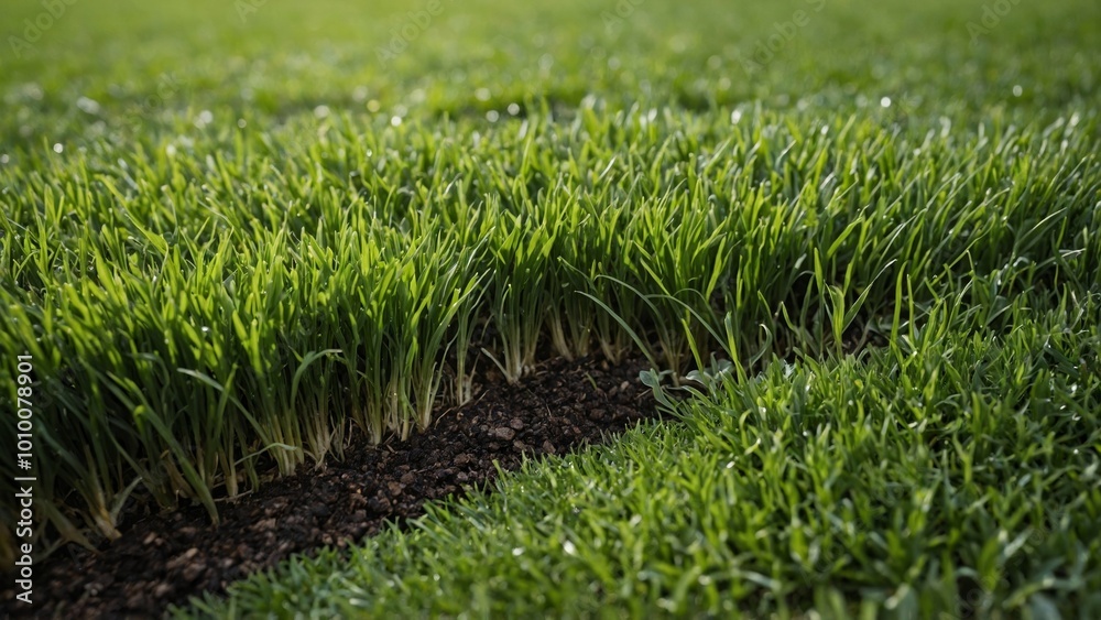 Fototapeta premium green grass in the garden