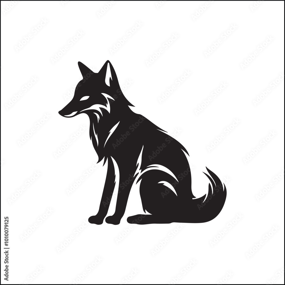 Obraz premium fox in the woods,animal, dog, cartoon, vector, illustration, fox