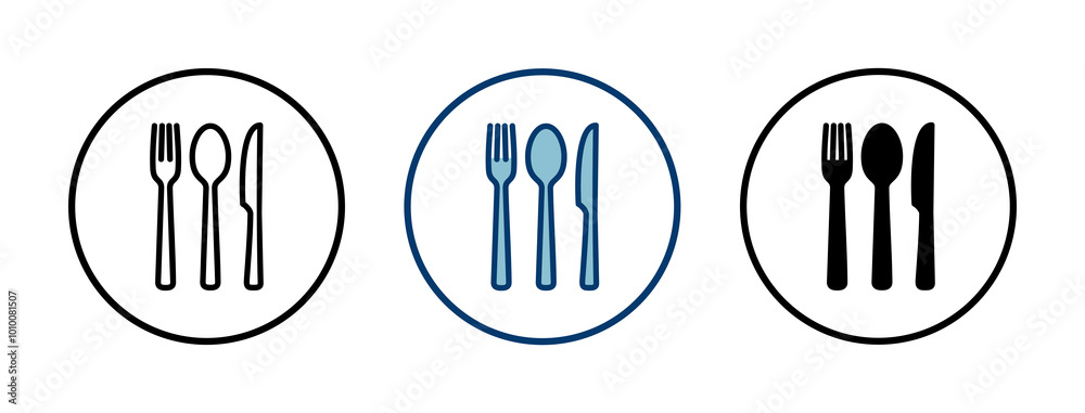 Fork, Spoon, and Knife isolated on white background. Restaurant icon. food icon. Eat. Cutlery icon. Fork, Spoon, and Knife isolated on white background. Restaurant icon. food icon. Eat. Cutlery icon.