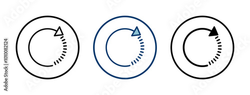 Refresh icon vector isolated on white background. Reload icon vector. Update icon. convert icon