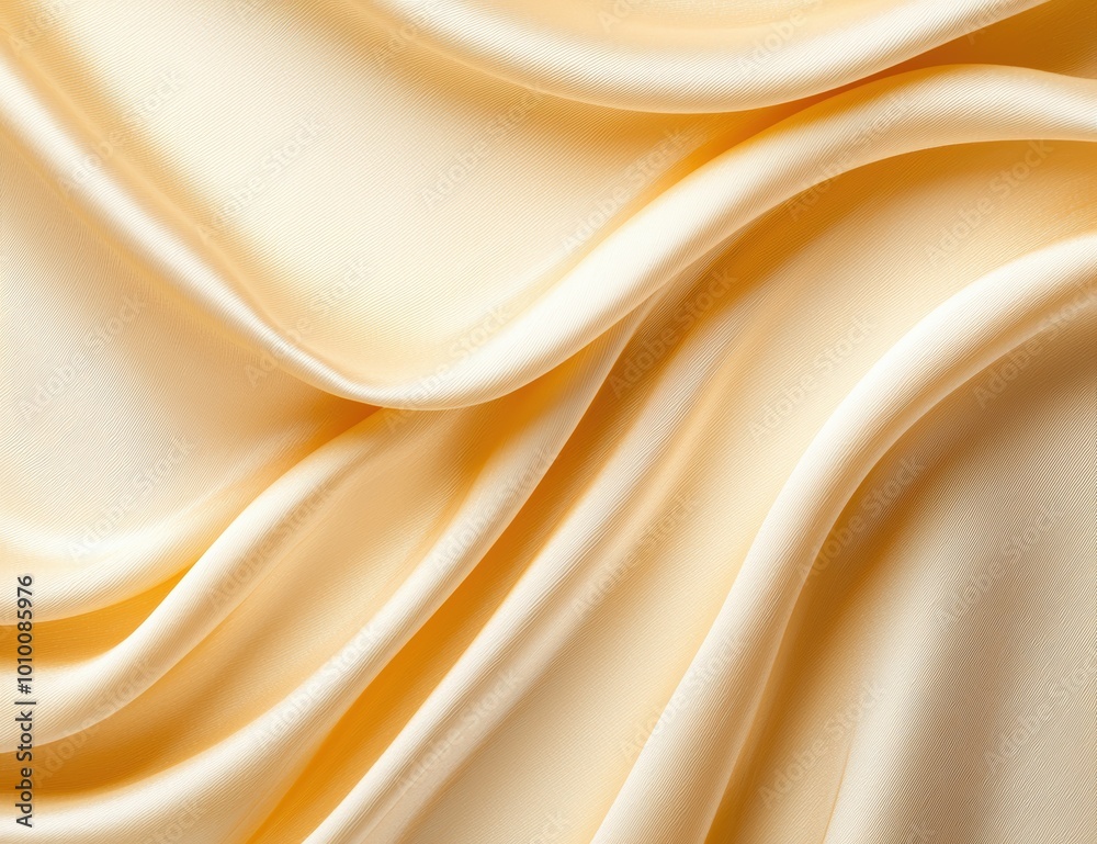 Obraz premium Flowing golden fabric abstract background