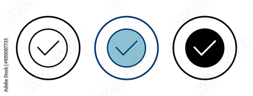 Approved icon vector isolated on white background. Certified Medal Icon vector. check mark