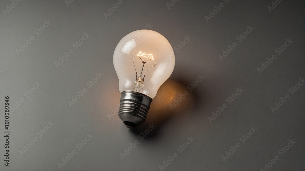 light bulb on the background of a dark wall light bulb on the background of a dark wall