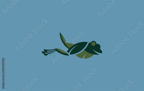 Frog Icon Animal Vector Logo Design