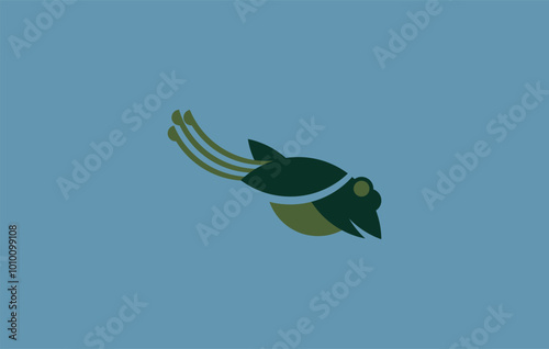Frog Icon Animal Vector Logo Design