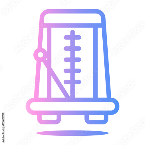 metronome Line Gradient Icon