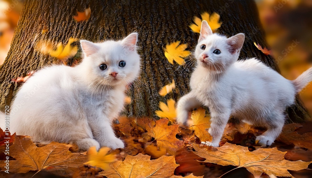 동물 사진, 두 마리의 귀여운 흰색 슈퍼 미니 고양이, Animal photo, two cute white super mini cats 동물 사진, 두 마리의 귀여운 흰색 슈퍼 미니 고양이, Animal photo, two cute white super mini cats